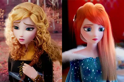 Анне и Эльзе из мультфильма «Холодное сердце» сменили причёски