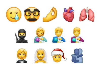 Новые эмодзи WhatsApp - Смайлы Emoji - перевод на русский, новые Emoji