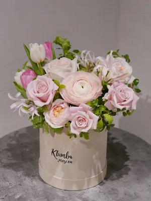 Купить Цветы в корзине Нежное чувство с доставкой в Омске - магазин цветов  Трава
