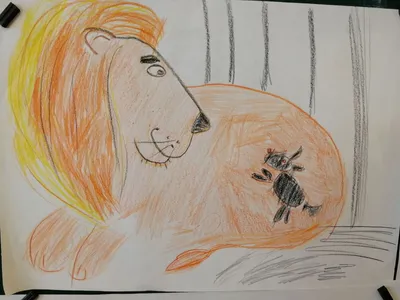 Рисунок на тему лев и собачка (67 фото) » Рисунки для срисовки и не только