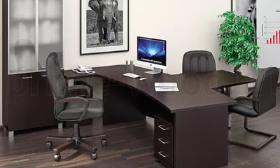 Кабинет руководителя на заказ - купить офисную мебель для руководителя в  Look Office - Look Office