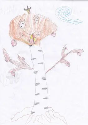 Девочка детский рисунок карандашом - 71 фото