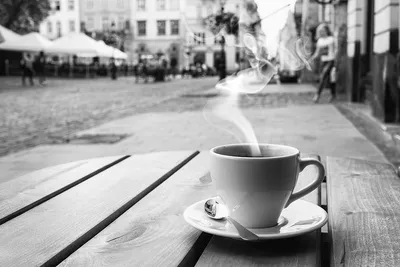 Фотообої Ранкова кава купити на стіну • Еко Шпалери