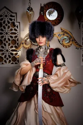 Идеи на тему «Казахские костюмы» (110) | этнические наряды, традиционные  платья, наряды