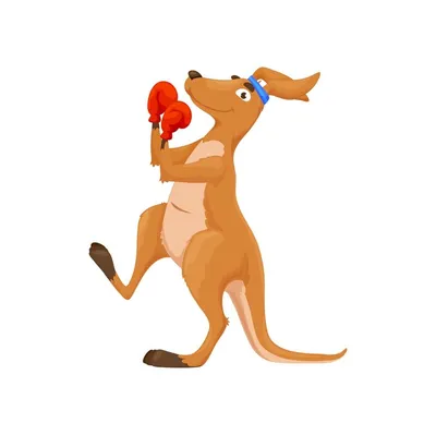мультяшный счастливый и милый взрослый кенгуру с книгой окрашивания Baby  Kangaroo Иллюстрация вектора - иллюстрации насчитывающей страницы,  расцветка: 227400902