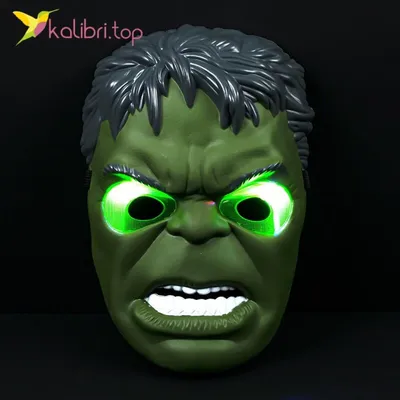 Купить Светящиеся маска Халка Hulk оптом - Kalibri.top