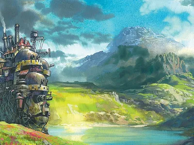 ходячий замок хаула - Поиск в Google | Howl's moving castle, Studio ghibli  art, Ghibli