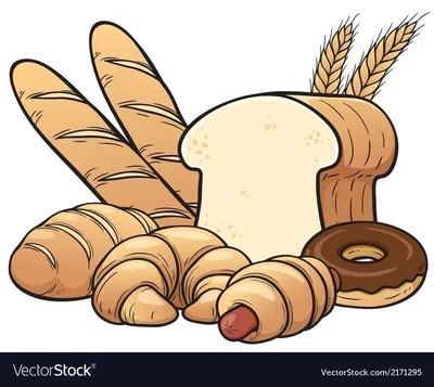 Раскраски хлеба и хлебобулочных изделий для детей