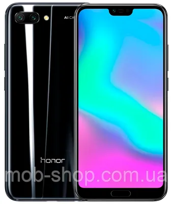 Смартфон Honor 10 6/64Gb black мощный мобильный телефон Хонор с большим  экраном (ID#1517219569), цена: 7275 ₴, купить на Prom.ua