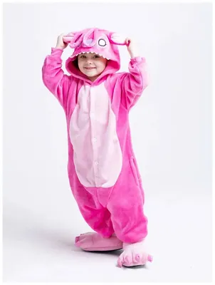 Пижама Кигуруми Стич Розовый купить по цене 1190 ₽ в интернет-магазине  KazanExpress