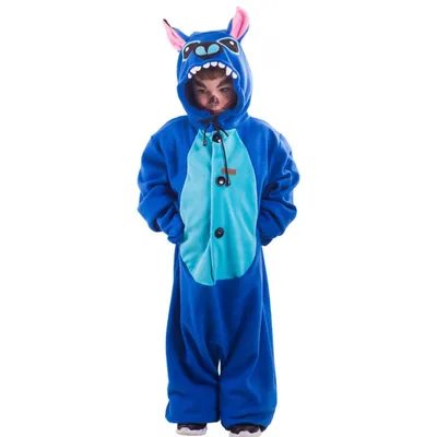 Теплая пижама кигуруми Стич синий BUFFOON 68697489 купить за 1 500 ₽ в  интернет-магазине Wildberries