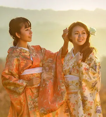 Картина по номерам \"Японка в кимоно\"