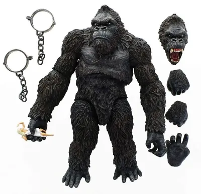 Игровая фигурка Кинг-Конга (King Kong), с боевым топором и телебашней, 15  см (id 93134477), купить в Казахстане, цена на Satu.kz