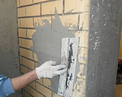 Пескоструйная обработка кирпичных стен в Москве, услуги очистки кирпича  пескоструем