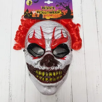 Латексная маска страшный клоун Хеллоуин: 570 грн. - Поделки / рукоделие  Киев на Olx