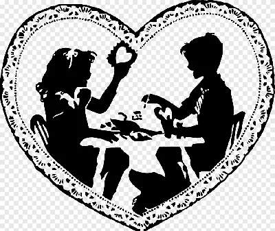 День святого Валентина маленький любовник черно белый рисунок линии,  Любовь, лист, черные и белые линии фон картинки и Фото для бесплатной  загрузки