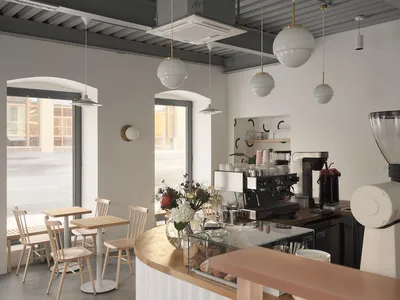 3d иллюстрация архитектурного дизайна бара кофейни с макетом баннера и  меню, кафе бар, кафе магазин, иллюстрация кафе фон картинки и Фото для  бесплатной загрузки