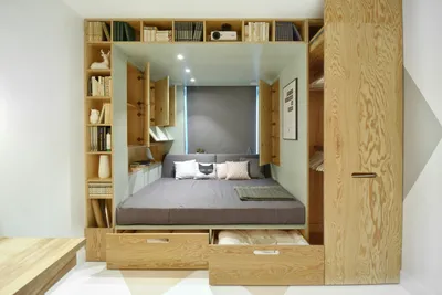Стильный современный дизайн спальни | Кровати, Интерьеры спальни, Серая  кровать