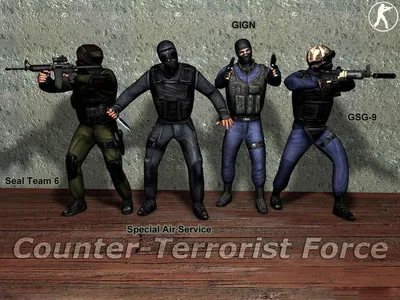 Игра за команду Террористов в Counter-Strike 1.6