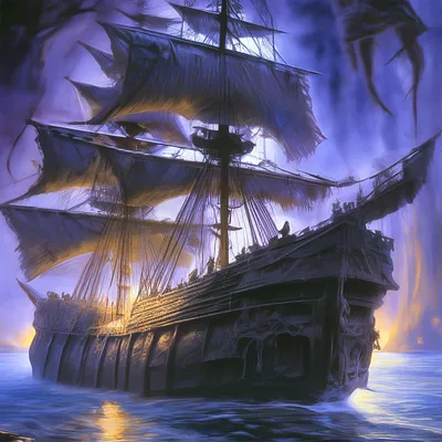 Мрачные картинки :: Fantasy (Fantasy art) :: красивые картинки :: корабль- призрак :: Azot2015 :: art (арт) / картинки, гифки, прикольные комиксы,  интересные статьи по теме.
