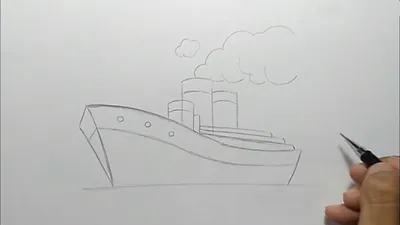 Корабль Рисунок (49 Фото)