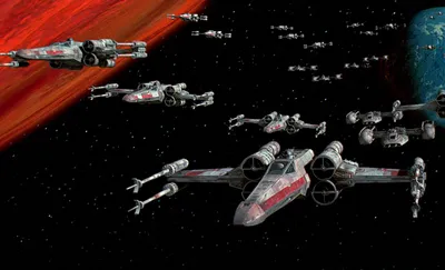 Как выглядели бы боевые корабли саги Звездные войны по сравнению с