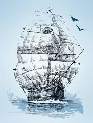 Рисунок на тему корабль (47 фото) » рисунки для срисовки на Газ-квас.ком