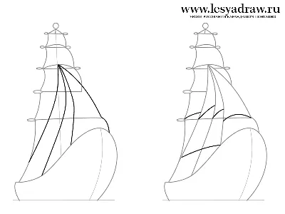 Как нарисовать корабль карандашом и гуашью для детей | Рисунок поэтапно для  срисовки - YouTube