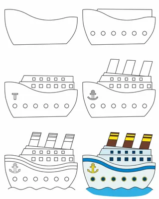 Парусный корабль Рисование поэтапно карандашом #howtodraw a sailing ship  Step by step drawing - YouTube