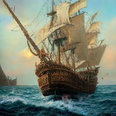 Пиратский корабль Big Kral в Алании 2024