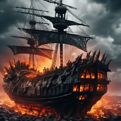 Пиратский корабль» — создано в Шедевруме