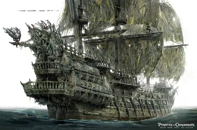 пиратский корабль, плавающий в открытом море с ветром в парусах Иллюстрация  штока - иллюстрации насчитывающей ветер, произведено: 274128519