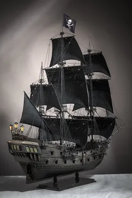 Парусный корабль \"Черная жемчужина\", 90 см. купить по цене 32 900 р.,  артикул: T-36 в интернет-магазине Kitana