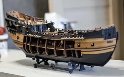 Сборная модель корабля «Черная Жемчужина», 1:72 купить в Москве на  Jetbaby.ru