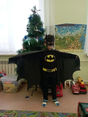 карнавальный костюм Бэтмена с мускулатурой купить для ребенка