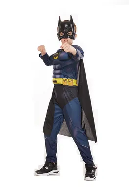 Карнавальный костюм Бэтмена для мальчика черный ES155, купить за 2350  рублей в интернет-магазине Ekakids