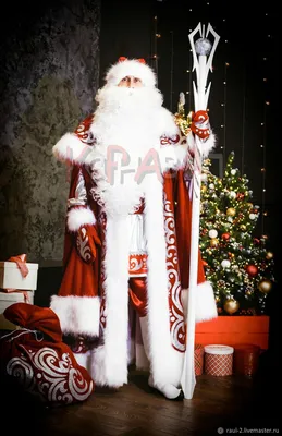 Купить карнавальный костюм Деда Мороза «Атласный Красный»