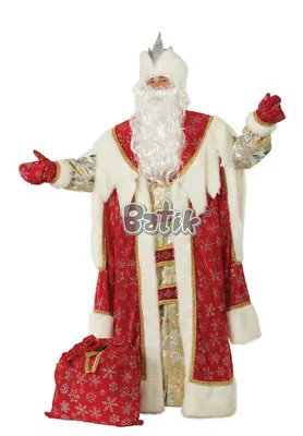 Шикарный богатый красный костюм Деда Мороза с камнями купить в  интернет-магазине Ярмарка Мастеров по цене 23000 ₽ – H4CB7BY | Верхняя  одежда мужская, Москва - доставка по России
