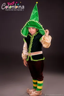 Детский костюм гнома купить в Москве - цена 1 400 рублей