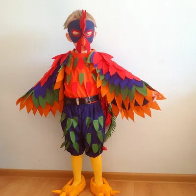 Костюм Петушка люкс из искусственного меха, детский карнавальный костюм  Петуха с хвостом, Петух - символ 2017 года, фирма Остров Игрушки -  Карнавалия