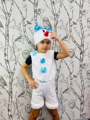 СветяшкаPlus Карнавальный детский костюм снеговика в шортах