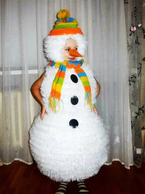 Как сшить костюм снеговика на новогодний утренник своими руками -  Карнавальные костюмы купить в Минске - в интернет-магазине Vkostume.by