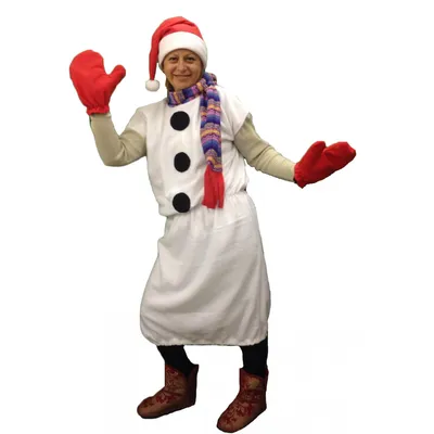 Костюм снеговика - Party Store Костюм снеговика для девочки