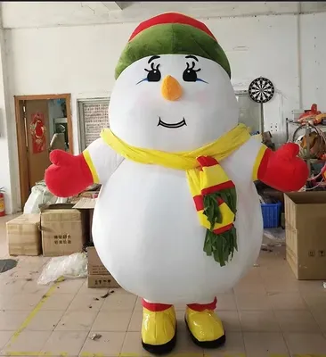 Милый надувной костюм снеговика для рождественских и новогодних  развлечений, взрослый полноносимый маскарадный костюм, надувной костюм для  мероприятий | AliExpress