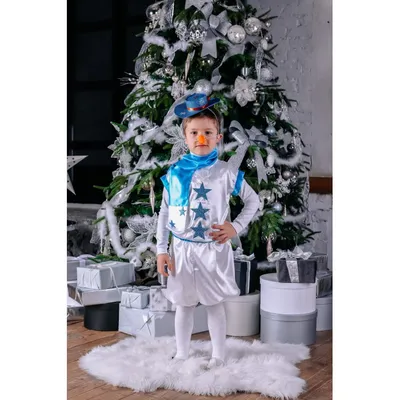 Костюм карнавальный женский утепленный «Снеговик» - Сударушка