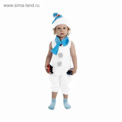 Карнавальный костюм Снеговик взрослый размер 54 купить в интернет магазине