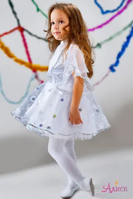 3fox.ru - Новогодний костюм для девочки Снежинка
