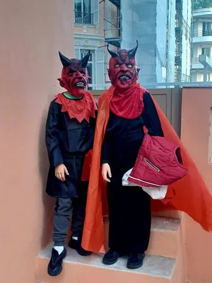 Женский костюм дьявола на Хэллоуин