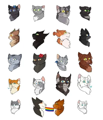 Картинки котов воителей для срисовки (29 лучших фото)