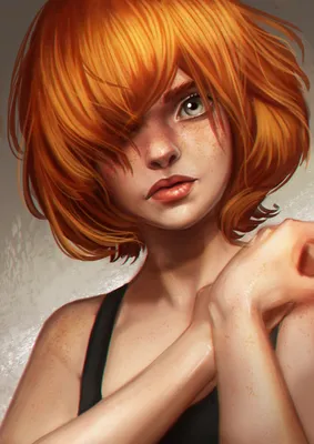 молодая женщина со здоровым цветом волос. красивая чувственная рыжая девушка  Стоковое Изображение - изображение насчитывающей расцветка, нежно: 215525909